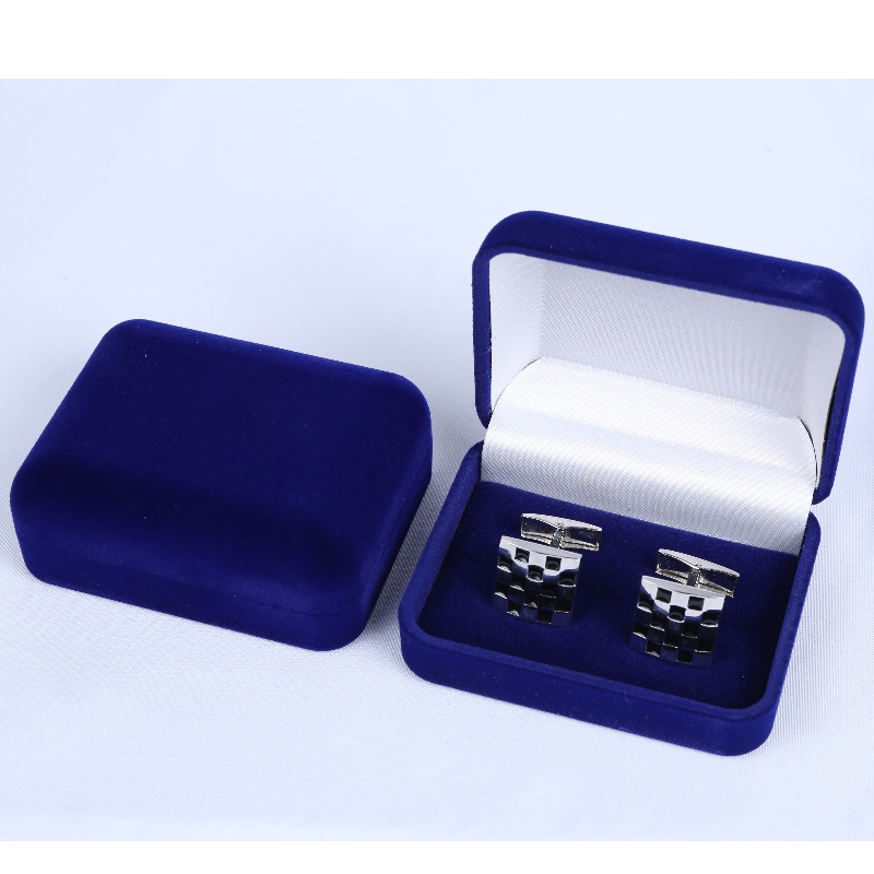 Element D-45S ümmargune kujuline Velvet Box paari mansetinööbi, 60mm lipsuklamber pikkus, või mitu märki, münte, medaleid jne, mm.75*95*32mm, raskused umbes 65g