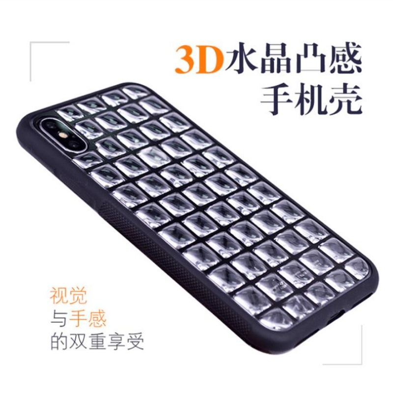 3d Crystal Water drop mosaic lattice Nael Poola kristallselge tarretis mobiiltelefoni kest IPHONEX