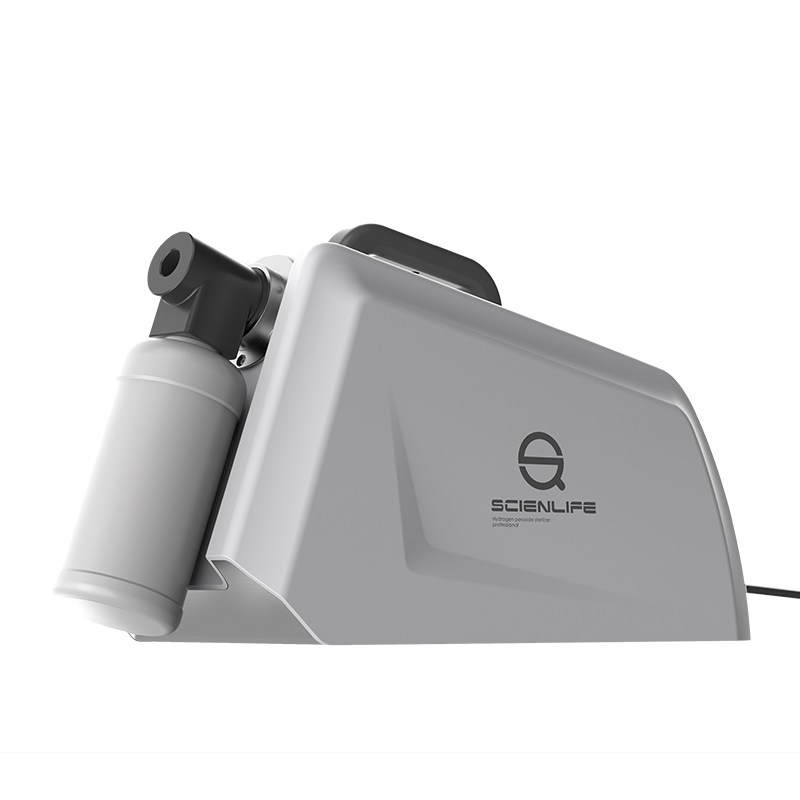 Kuiva udu vesinikperoksiidi steriliseerimine