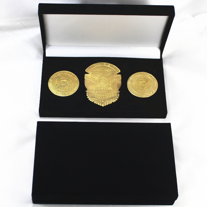 Item V-18L rectangle flannelette box for 150*75mm double coins, badges＆cufflinks, etc. mm. 174*102*32, weights about 168g