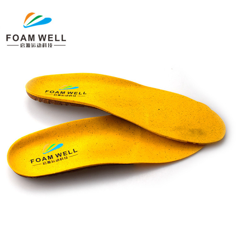 Professional Custom Waterrelate Foot Pad Cork Arch Heel Support Shoes