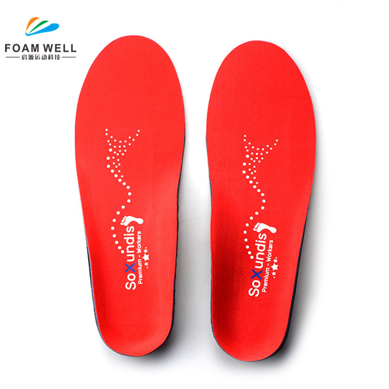 Kuum müük PU Foam EVA Shoe Insertis Plantari Faciitis Flat Foot High Arch Supporthotics Insoolid