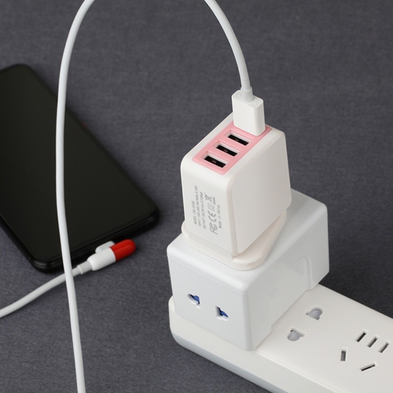 EU/US/UK Plug 2.1A 4 Port USB Wall Charger AC Travel Charder Adapter kaasaskantav laadija 18W 3.0 kiire laadija