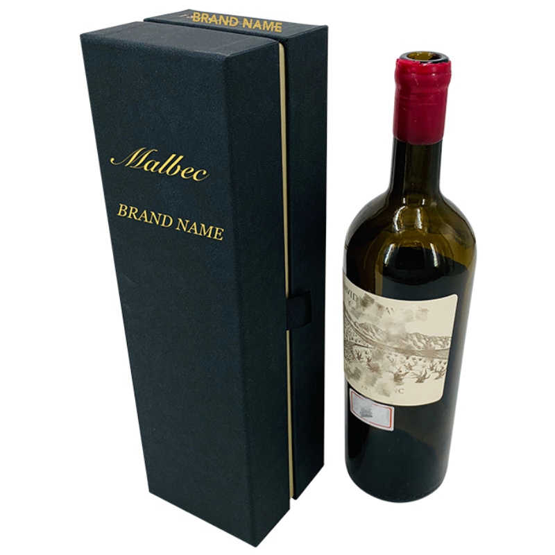 Bosca Pacáistiú Fíon Saincheaptha Só le EVA Dubh taobh istigh