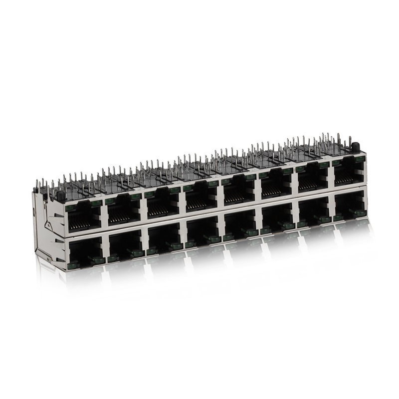 RJ45,2X8,LED,Kilbi korpus