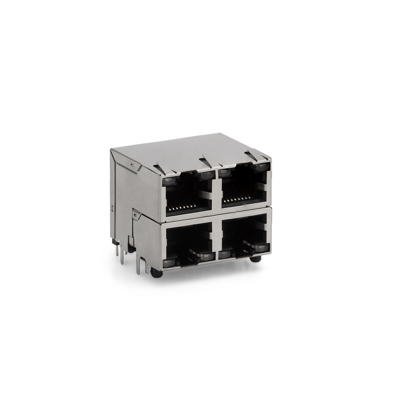 RJ45,2X2,LED,Kilbi korpus