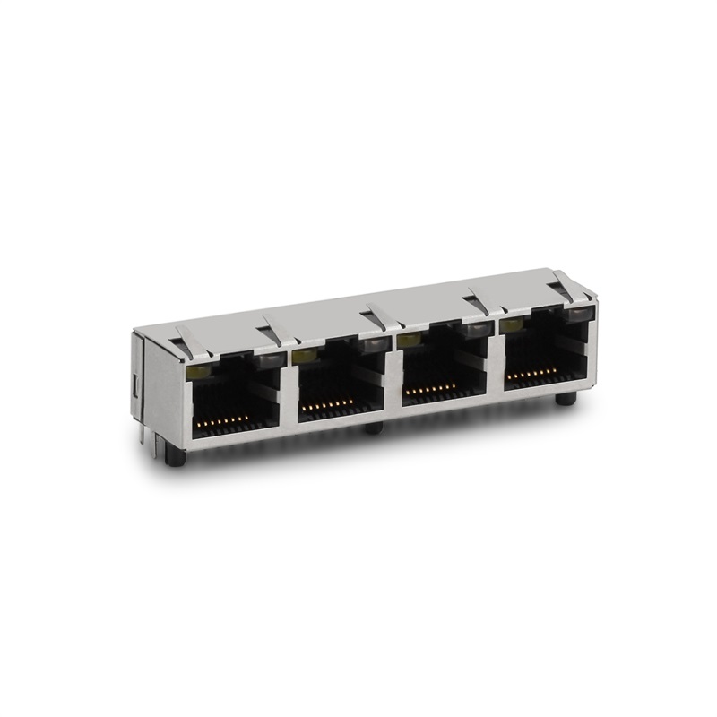 RJ45,1X4,LED,Kilbi korpus