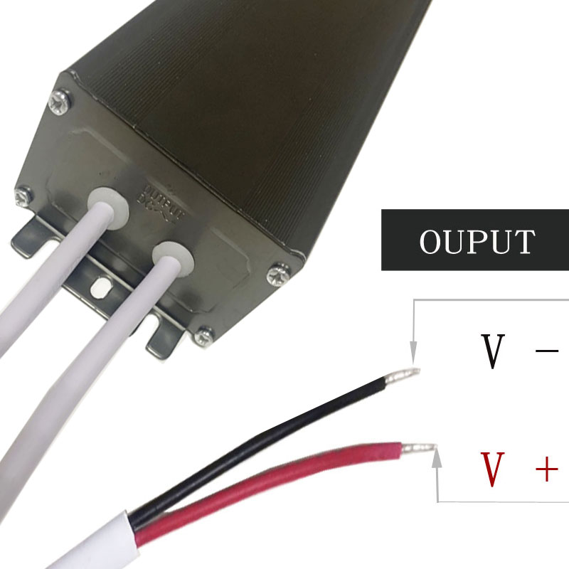 brú seasta soláthar voltas uiscedhíonach faoi stiúir uiscedhíonta cásáil alúmanaim 12V250W