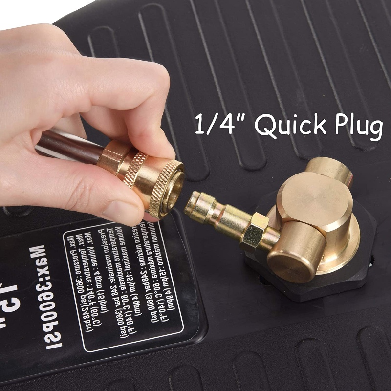 ceangaltán níos glaine dromchla washer cumhachta le 1\/4 cónascaire tapa