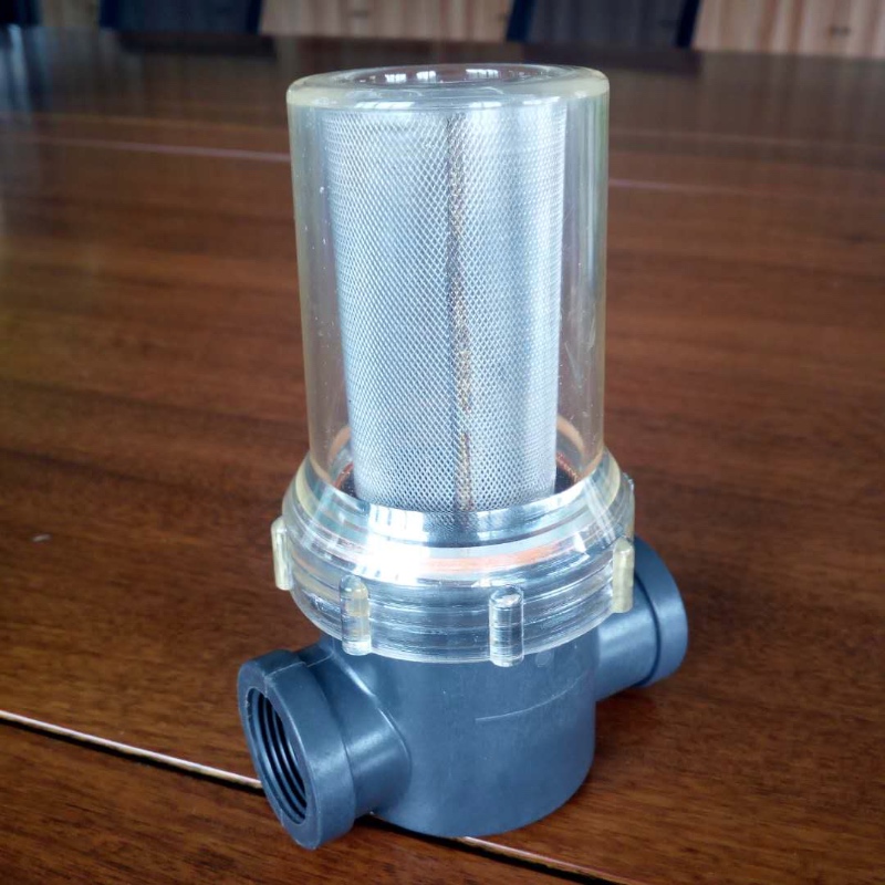 Strainer píobáin inlíne 1 NPT baineann