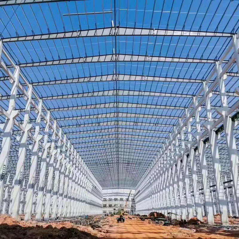 Sraith Struchtúr Cruach Tionscail Saincheaptha Mórdhíola Ceardlann Tógála Trádstóras