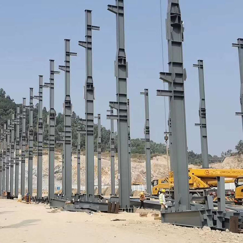 Steel Structure Framed Commercial Office Building, Structural Steel Truss Prefab Construction with Dragong