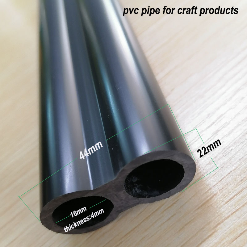 Tööstuslik tasand Must PVC toru käsitööliste käsirööpaid kasutavate mänguasjade kohandatud plasttorude jaoks