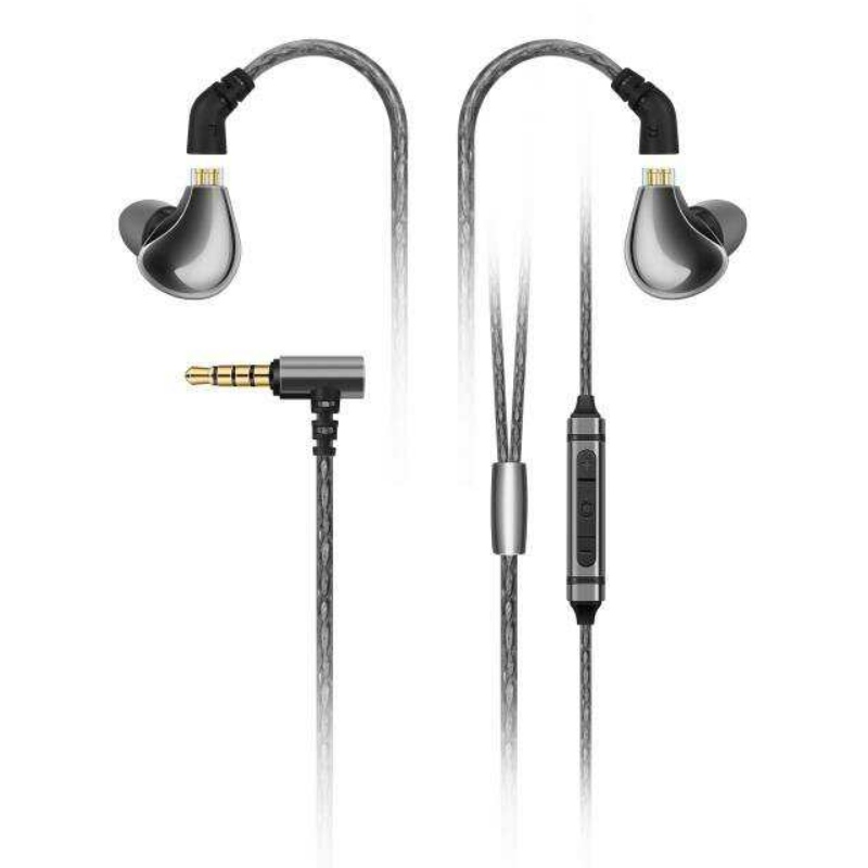FI Bass In Ear Monitor Hybrid Technology Earphones Noir Cancelling Kõrva pungad Sport Headfones