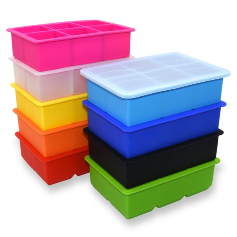 Eangach oighir glóthach oighir glóthach shilice Múnla greille oighir 8 eangach le clúdach