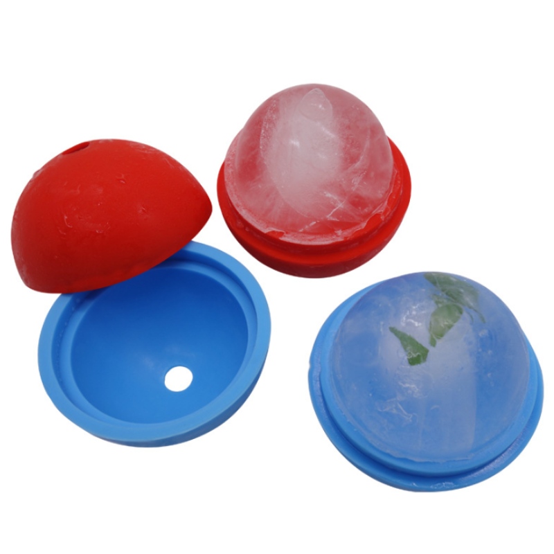 Múnla haca oighir silicone haca oighir silicone Múnla haca oighir mór 6cm babhta haca oighir múnla déanta oighir il-dath roghnach