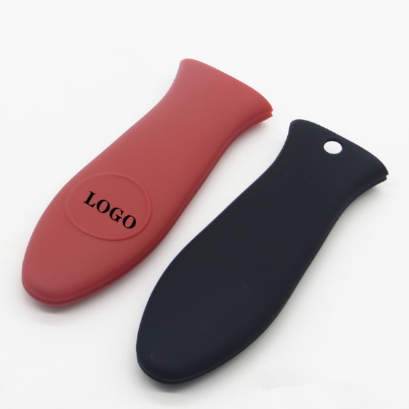 Clúdach láimhseáil glóthach shilice tiubha clúdach pan láimhseáil clúdach friochadh pan glóthach shilice láimhseáil insliú teasa glove clúdach frith-duillín