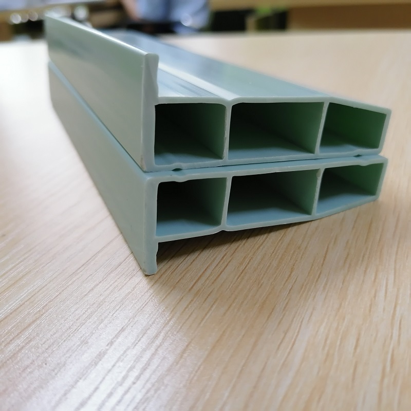 Monaróir Síneach próifíl tuyere PVC pvc log próifíl monaróir Baile Átha Troim alt pvc L don chóras aerála