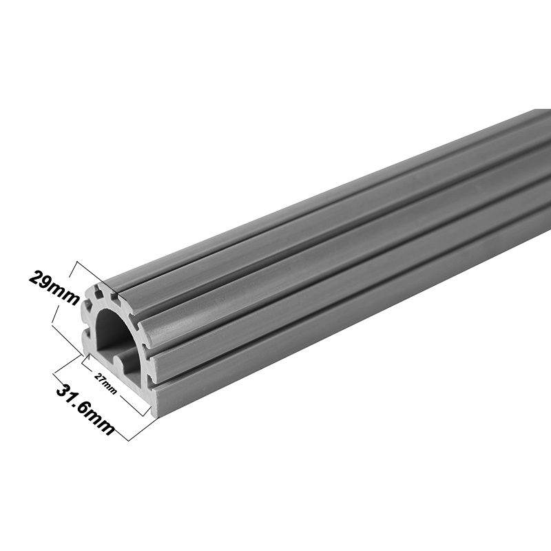 Próifíl pvc neamhchaighdeánach Saincheaptha monarchan pvc próifíl tionscail próifíl cruth pvc D.