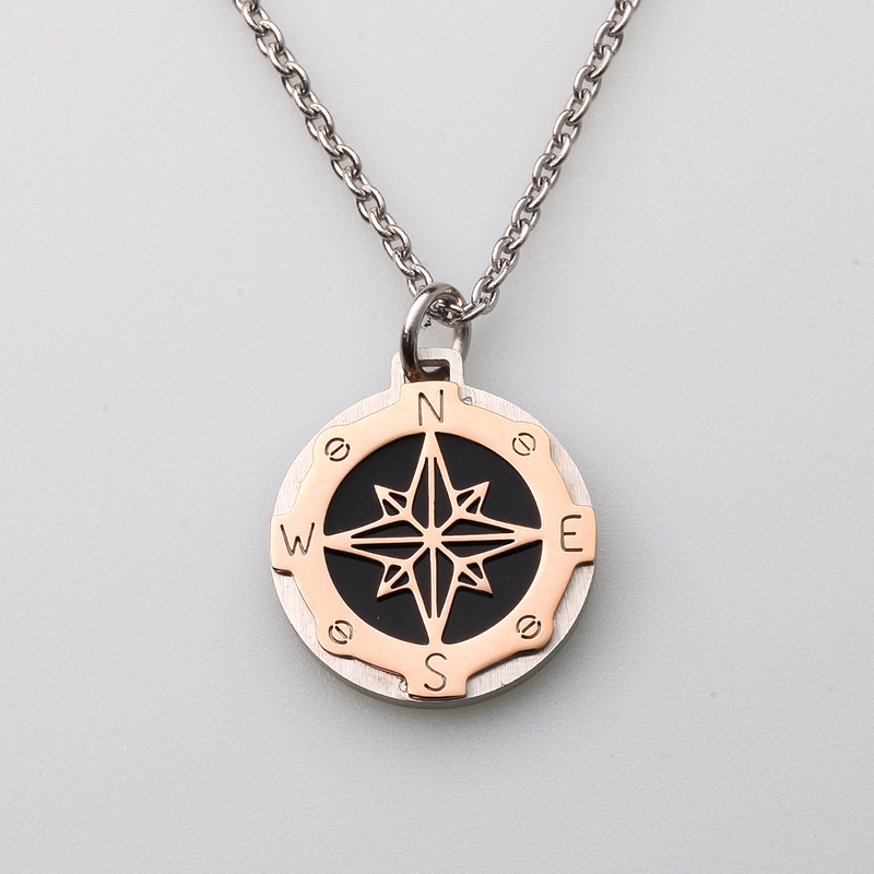 Muince fir ancaire gaoithe cruach dhosmálta stíl na hIodáile muince fir pendant déanta sa tSín