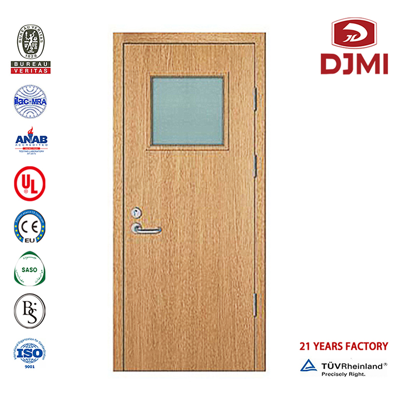 Doras Dúbailte Adhmaid Fliuch Monarcha Síneach 1 Doirse Dóiteáin Uair Ardcháilíochta Ul Éigeandála Éigeandála Doras Taobh istigh Doras Adhmaid Dóiteáin Doras Scoir Adhmaid Lárnach Soitheach Veneer 2 uair Doirse Rátáilte D...