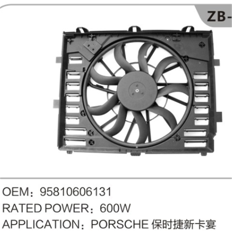 95810606131 Fan Fuarú Inneall Do Porsche Cayenne