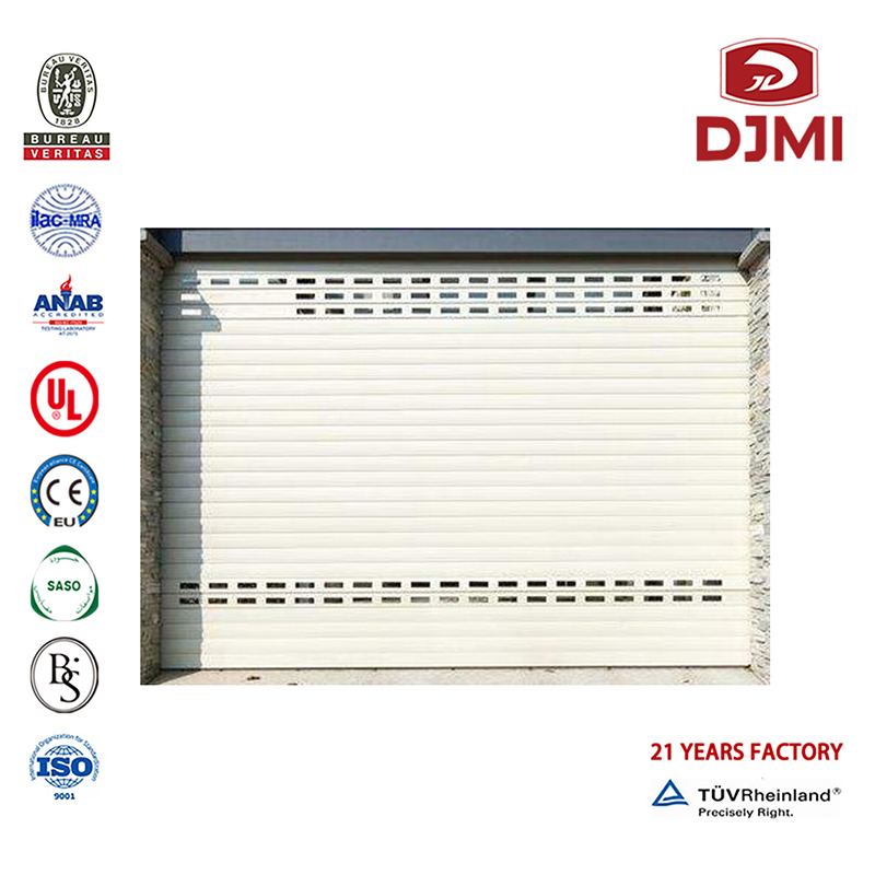 Kuum müük Wood Grain Rolling Door Tootmine Kohandatud Garaažiuksed Multifunktsionaalne Aluminum Rolling Door Hinnad Kaubanduslikud Garaažiuksed Professional Electric Aluminum Roller Double Door