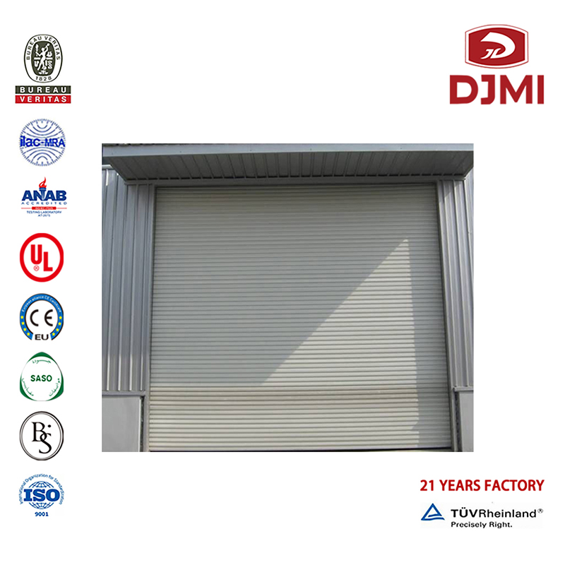 Professional Roll Up Aluminum Panel Overhead Puidu Garaage Doo New Disain Modern Doors Fire Rated Garage Overged Punt Brand New Cheap Doors Single 16X8 Garage Door