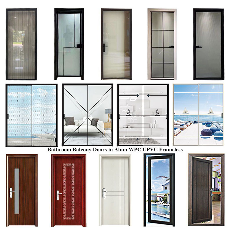 Hot Müügi Comfort Room Disain White Apartment Wpc Door Multifunktsionaalne Inside Doors Wood Profile Puidu Professional Models Solid Wood Bedfoar Designs Waterrelated Wpc Doors