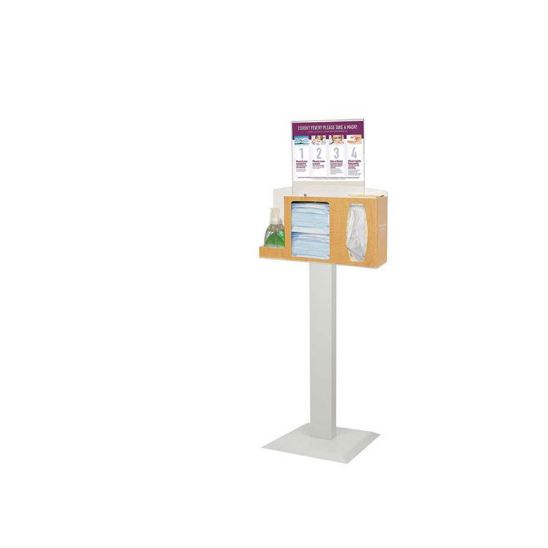 TMJ700 Good Quality Metal Supermarket Pop Reguleeritav Pedestal Poster Stand