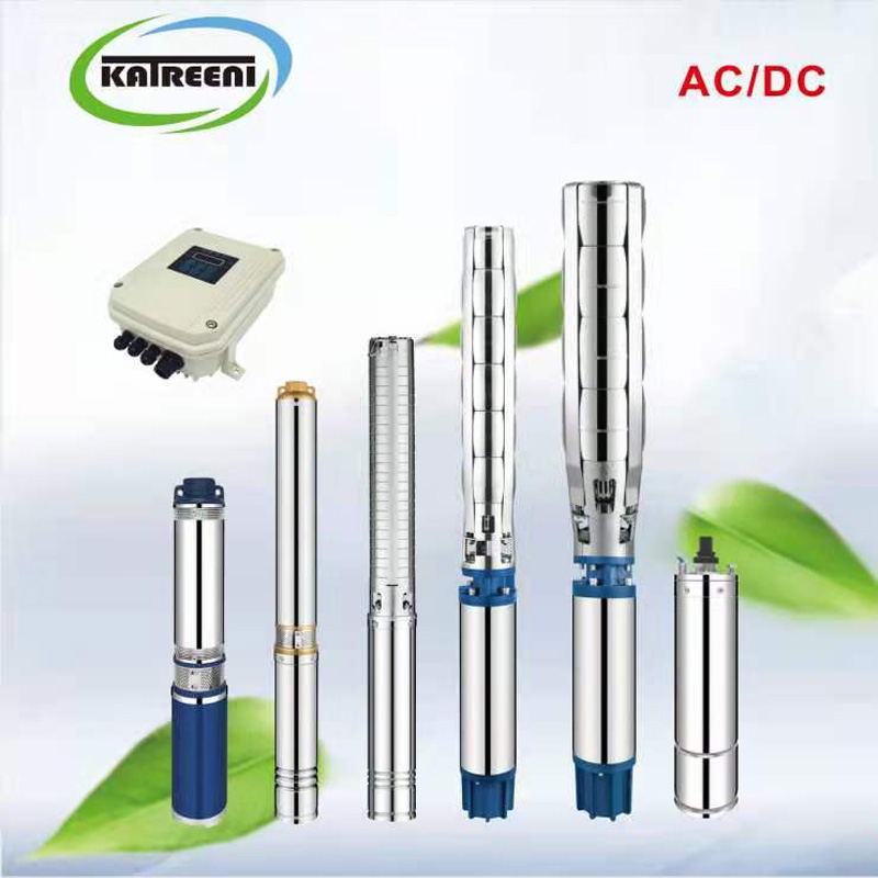 2 Inse Caidéal Uisce Scriú Báite Tollphoill Dhomhain 2qgd don Chóras Pumpála Gréine