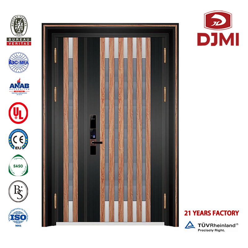 Gate Israel Security Apartment Soomusuks Kohandatud Double Swing Wood Anti-Theft China tegi turvauksed Mosaic Design Steel Wood Soomuspuidust uks New Seadistused soomustatud Wood Exterior Security Armored Steel Door Sisend