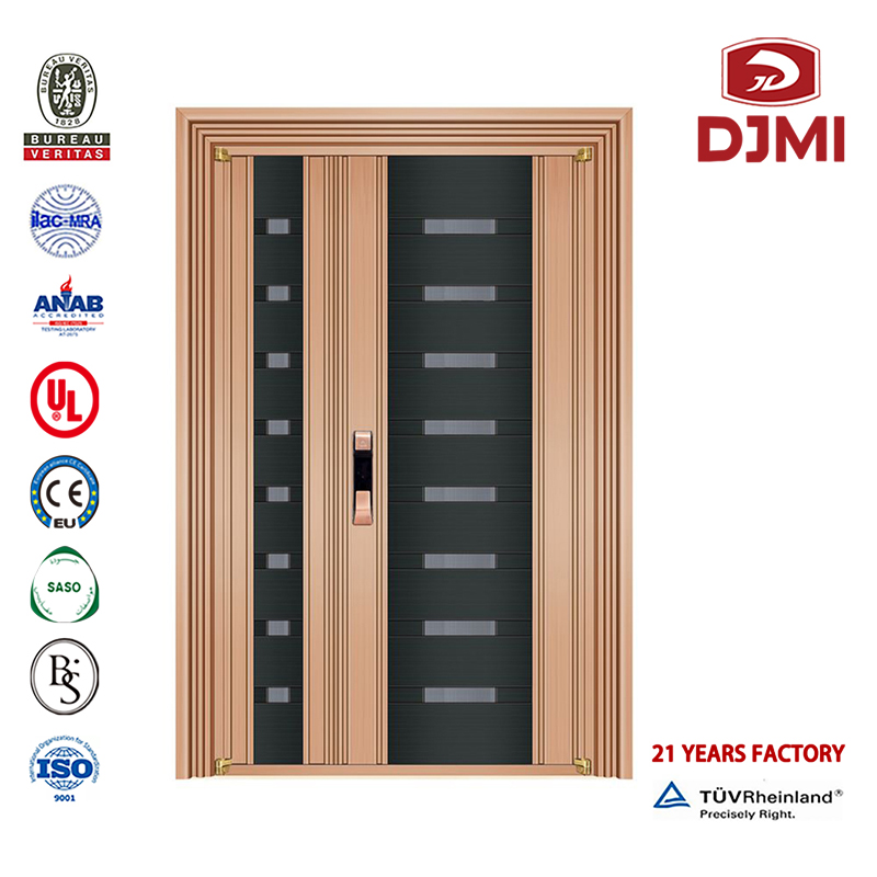 Turkey Security Steel Soomusuksed Odavad Ventilate Inch Data Steel Front Gate Israel Security Apartment Soomustatud uks Kohandatud Double Swing Wood Anti-Theft China tegi turvalaekad Mosaic Disain Steel Wood Soomusuks