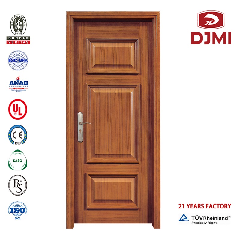 Odav puit metallraamiga Swing Solid Wood Factory Walnut Doors Kitchen Lamineeritud tulekindel puidust uks High Quality Doors Disaining resistant Wood Soundhead Tulekindlad Puit