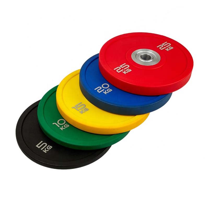 Võistlev Slimmingu harjutus Värviline Barbell High Quality Custom Rubber Set Weight Bumper plaadid