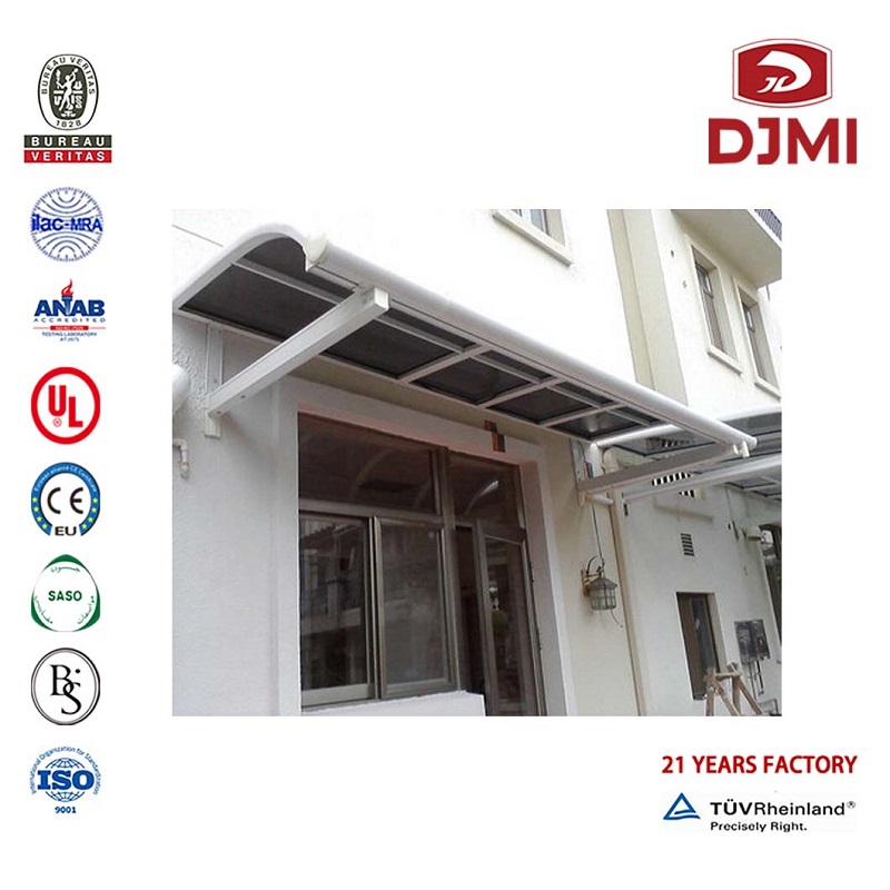 Puit Uus Polycarbonate Front Door Window Awning Patio Roof Aluminium Sunshading Carport Hot Müük Front Door Aken, mis tänapäevane telgi Sunshading Carport Kohandatud aken Garage Carport