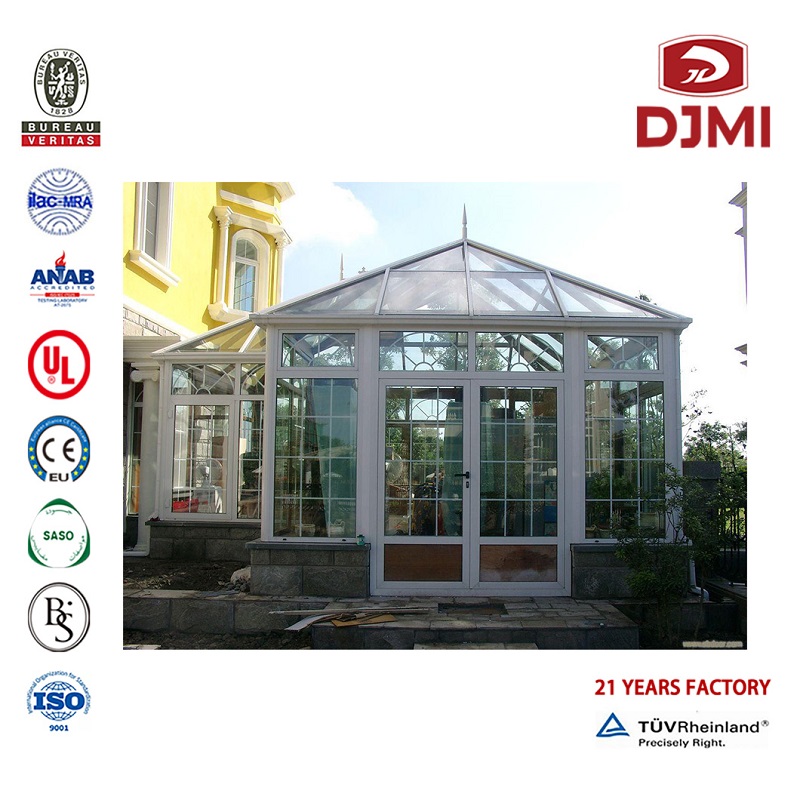Kuum müük As/Nzs 2208 Tempered Roof Aluminum Sun Room/ Sunroom / Glass House multifunktsionaalsed kasutatud Blinds Isoleeritud klaasist House Sunroom Professional Panels Glass Houses Portable Aluminum Sunroom