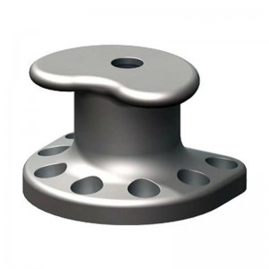 Cast Iron Steel Single/topelt Bit Bollard Iron Mooring Bollard Dock Yard Dolphin Ship Yard