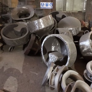 Laeva laev Cast Steel Recessed Bitt Bollard