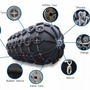 Yokohama tüüp Marine Pneumaatiline Rubber Fender