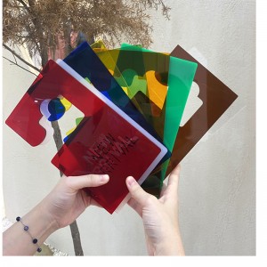 TMJ PP-539 Kohandatud akrüüliline kuvar, kerged luksuslikud rõivapoedekoratsioonid hinnasilti tähistav reklaamtahvli loov näidik