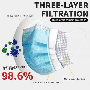 Masc indiúscartha 3ply