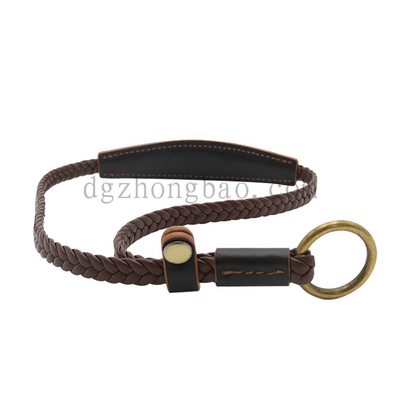 Braided Leathar Pet Leash