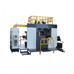 Automaatne kahetasandiline kahetasandiline juhtimisseade: Seven Spinde Bonnet Rotary Transfer Machine