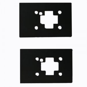 Bileog inslithe ríomhaire lasair-retardant GE-EFR95 Bileog inslithe Gasket inslithe frithdhíonta dubh