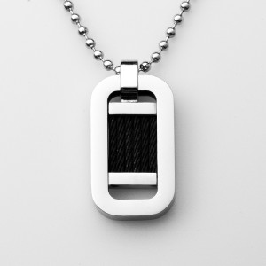 Muince siogairlín sreangán dé-thonn dubh stealla mórdhíola