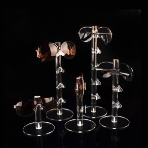 TMJ PP-578 Kohandatud moepäikeseprillid Stand Acrüül Sunglass Display Rack