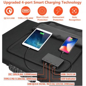 120W Päikese voltimiskott