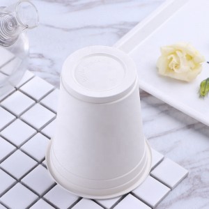 Lógó saincheaptha Cupaí caife saor ó chomhshaoil ​​BPA cupáin indiúscartha stáirse arbhar cupáin in-bhithmhillte