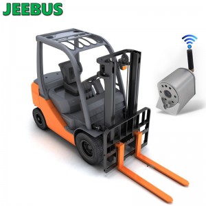 Forklift Truck 7 orlach Gan Sreang WIFI Camera Córas Páirceála Monatóireachta DVR